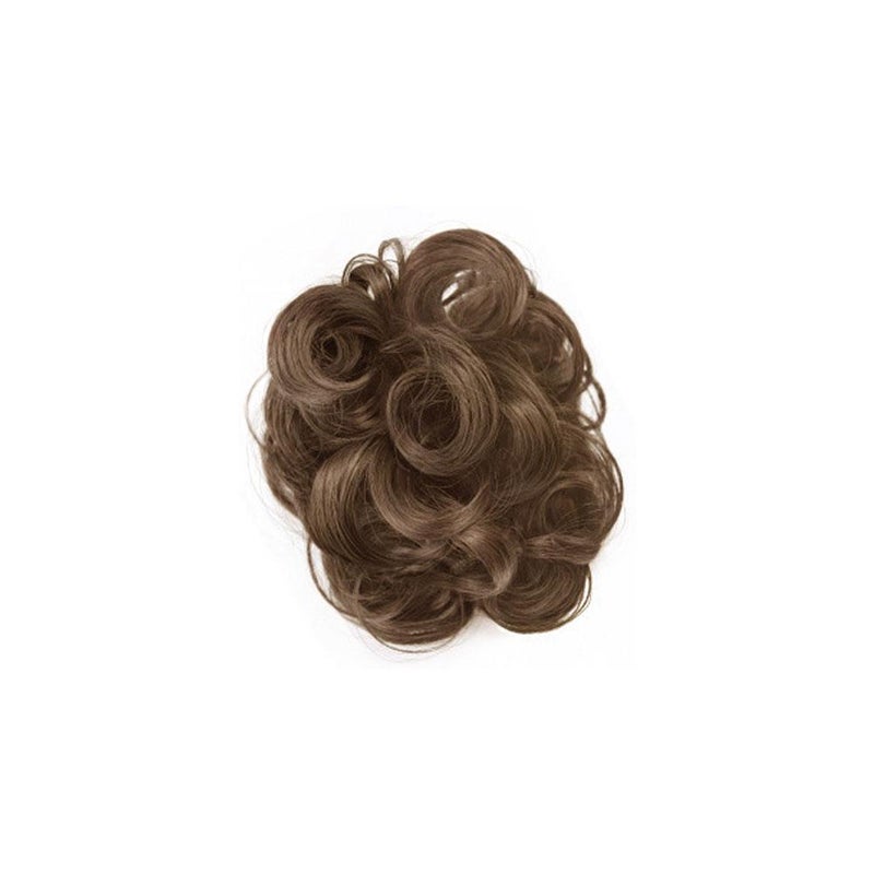 Clip-on bun wig, loose and voluminous hair accessory, lazy hair bun maker, high-temperature silk hair tie.